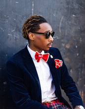 Load image into Gallery viewer, "Red Passion" Bowtie